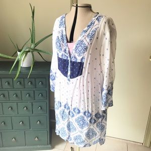 🥳3/$30🌸 Blue H&M Beach 🏖 Coverup / Tunic